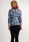 Gerry Weber Leopard Print Top, Blue