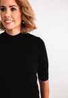 Gerry Weber High Neck Knit Sweater, Black