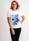 Gerry Weber Abstract Print Graphic T-Shirt, White