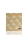 Guess 4G Logo Print Scarf, Light Tan