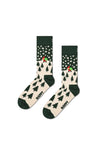 Happy Socks Santa on the Way Socks, Dark Green