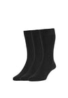 HJ Hall Executive Cotton Rich 3 Pack Socks, Black