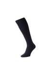 HJ Hall Immaculate Half Hose Wool Rich Socks, Black