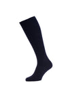 HJ Hall Immaculate Long Wool Rich Socks, Navy