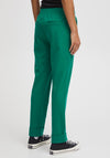 ICHI Kate Slim Leg Casual Trouser, Cadmium Green