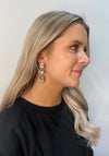 Serafina Collection Cluster Drop Earring, Clear