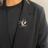 Serafina Collection Embellished Spider Brooch, Gold