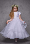 Isabella IS25324 Communion Dress, White