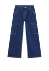 Guess Older Girl Cargo Denim Jean, Blue