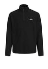 Jack & Jones Boy Long Sleeve Logo Fleece, Black