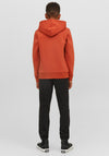 Jack & Jones Boys Logo Sweat Hoodie, Cinnabar