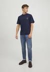 Jack & Jones Shield T-Shirt, Seabourne