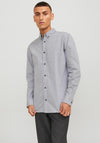 Jack & Jones Chambray Detail Shirt, Chambray Grey