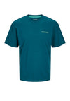 Jack & Jones Boy Legacy Short Sleeve Tee, Deep Teal