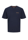 Jack & Jones Boy Legacy Short Sleeve Tee, Navy Blazer