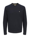 Jack & Jones Knit Crew Neck Sweater, Maritime Blue