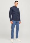 JJ Rebel By Jack & Jones Oscar Shirt, Navy