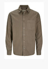 Jack & Jones Dover Twill Shirt, Faded Green