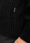 Jack & Jones Crew Neck Knit Jumper, Black