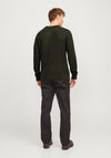 Jack & Jones Crew Neck Knit Jumper, Green