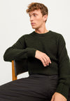 Jack & Jones Crew Neck Knit Jumper, Green