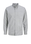 Jack & Jones Brook Oxford Shirt, Light Grey