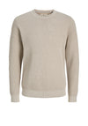 Jack & Jones Noah Knit Crew Neck Sweater, Neutral