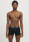 JJ Rebel by Jack & Jones 3 Pack Trunks, Black