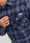 Jack & Jones Sheridan Check Shirt, Vintage Indigo