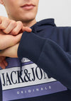 Jack & Jones Arthur Hoodie, Navy Blazer