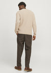 Jack & Jones Cable Knit Jumper, Neutral