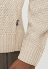 Jack & Jones Cable Knit Jumper, Neutral