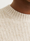 Jack & Jones Howell Crew Neck Jumper, Beige