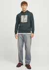 Jack & Jones Newton Graphic Hoodie, Green