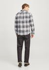 Jack & Jones Norris Flannel Check Shirt, Grey