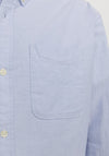 Jack & Jones Plain Oxford Shirt, Cashmere Blue