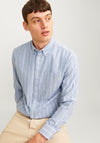 Jack & Jones Brook Oxford Stripe Shirt, Blue