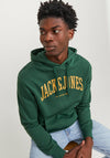 Jack & Jones Josh Hoodie, Dark Green