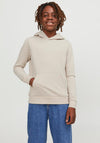 Jack & Jones Boys Bradley Long Sleeve Hoodie, Moonbeam