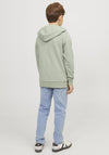 Jack & Jones Mini Boys Logo Long Sleeve Hoodie, Desert Sage