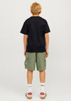 Jack & Jones Boys Urban Edge Short Sleeve Tee, Black