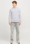 Jack & Jones Beau Hoodie, Light Grey