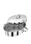 Judge Speciality Cookware Oval Roaster with Rack, 35cm