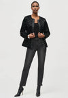 Joseph Ribkoff Embellished Quilted Sheen Jacket, Black