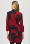Joseph Ribkoff Mix Pattern Blazer Style Jacket, Red & Black