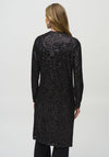 Joseph Ribkoff Long Sequin Jacket, Black