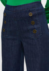 Joseph Ribkoff High Rise Flared Jeans, Dark Blue