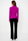 Joseph Ribkoff Brooch Waist Wrap Top, Fuchsia