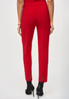 Joseph Ribkoff Contour Waistband Straight Leg Trousers, Red