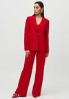 Joseph Ribkoff Single Breasted Blazer, Lipstick Red